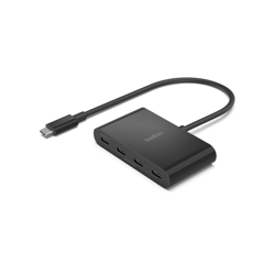 Belkin Hub Connect USB-C to 4-Port USB-C - czarny (AVC018BTBK)