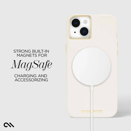 Case-Mate Silicone MagSafe - Etui iPhone 15 Plus (Beige) (CM051564)