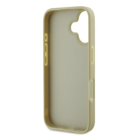 Guess Fixed Glitter Big 4G - Etui iPhone 16 Plus (złoty) (GUHCP16MHG4SGD)
