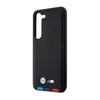 BMW Leather Hot Stamp Tricolor - Etui Samsung Galaxy S23+ (czarny) (BMHCS23M22PTDK)