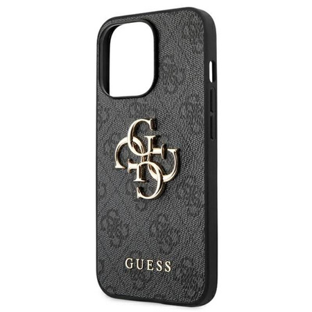 Guess 4G Big Metal Logo - Etui iPhone 13 Pro Max (szary) (GUHCP13X4GMGGR)