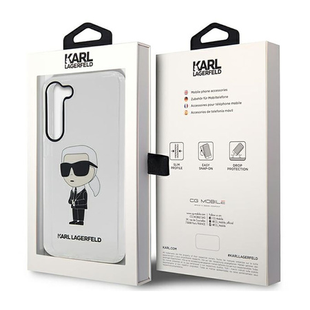 Karl Lagerfeld IML NFT Ikonik - Etui Samsung Galaxy S23+ (przezroczysty) (KLHCS23MHNIKTCT)