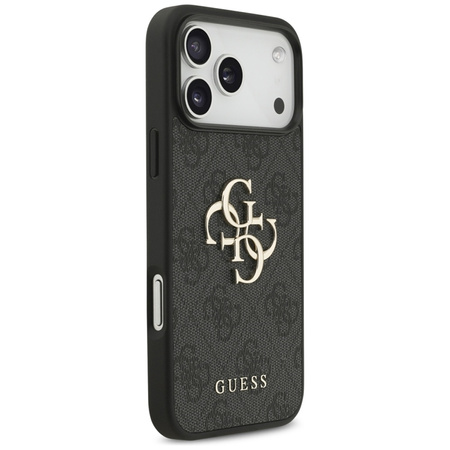 Guess 4G Big Logo - Etui iPhone 17 Pro Max (czarny) (GUHCP17X4GMGGR)