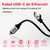 Unitek Kabel Ethernet USB C RJ-45 LAN, przewód sieciowy, 1m (C18148AGY01-1M)