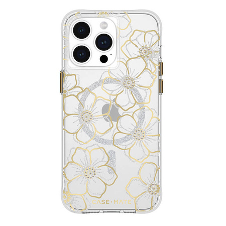Case-Mate Floral Gems MagSafe - Etui iPhone 15 Pro Max (Gold) (CM051604)