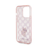 Karl Lagerfeld Monogram Choupette - Etui iPhone 15 Pro Max (różowy) (KLHCP15XHNCMKLP)