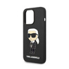 Karl Lagerfeld Silicone NFT Ikonik - Etui iPhone 14 Pro Max (czarny) (KLHCP14XSNIKBCK)