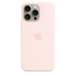 Apple Silikonowe etui z MagSafe do iPhone’a 15 Pro Max - jasnoróżowe (MT1U3ZM/A)