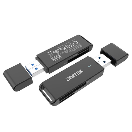 Unitek Czytnik kart SD i microSD USB-A (Y-9327A)