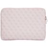 Guess 4G Zipper Pocket Triangle Logo Sleeve - Etui na notebooka 14" (różowy) (GUCS14ZP4DPTP)