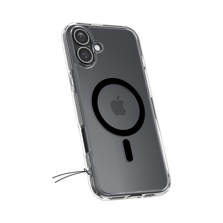 Spigen Ultra Hybrid Mag MagSafe - Etui do iPhone 16 Plus (Czarny) (ACS08076)
