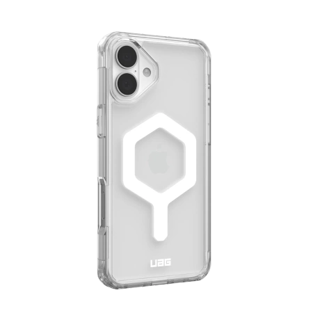 UAG Plyo Magsafe - obudowa ochronna do iPhone 16 kompatybilna z MagSafe przeźroczysta / biała  (114482114341)