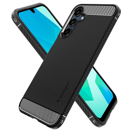 Spigen Rugged Armor - Etui do Samsung Galaxy A16 4G/5G (Matte Black) (ACS08891)
