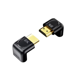 Unitek Adapter kątowy 8K HDMI 90 i 270 stopni (A1046ABK03)