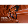 Moshi Overture MagSafe - Skórzane etui 3w1 z klapką iPhone 16 Pro Max (Charcoal Black) (99MO241212)