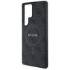 Guess Leather 4G Colored Ring Classic Logo MagSafe - Etui do Samsung Galaxy S25 Ultra (czarny) (GUHMS25LG4GFRK)