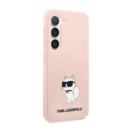 Karl Lagerfeld Silicone NFT Choupette - Etui Samsung Galaxy S23 (różowy) (KLHCS23SSNCHBCP)
