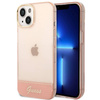 Guess Translucent - Etui iPhone 14 Plus (różowy) (GUHCP14MHGCOP)