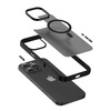 Crong Hybrid Frost MAG Cover - Etui z MagSafe do iPhone 16 Pro Max (czarny) (CRGHFMIP1669PBLK)