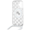 Karl Lagerfeld IML Crossbody Monogram Karl & Choupette Head MagSafe - Etui iPhone 16 (przezroczysty) (KLHMP16SHCKCKLCT)