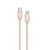 Kanex DuraBraid - Kabel połączeniowy USB-C (Power Delivery) na Lightning certyfikat MFi 1,2 m (Gold) (K157-1528-1MGD)