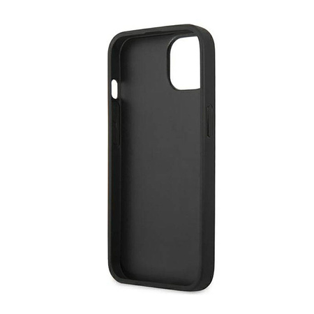 BMW Leather Hot Stamp – Etui iPhone 14 Plus (Czarny) (BMHCP14MSLLBK)