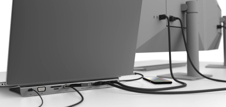 Belkin USB-C Connect 11-in-1 Universal Pro Dock - wieloportowy hub - szary (INC014BTSGY)