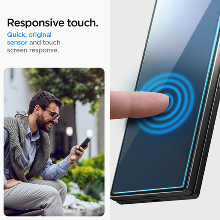Spigen Glas.TR EZ Fit 2-Pack - Szkło hartowane do Samsung Galaxy Z Fold 6 (2 sztuki) (AGL07969)