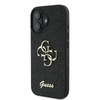 Guess Fixed Glitter Big 4G - Etui iPhone 16 Plus (czarny) (GUHCP16MHG4SGK)