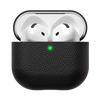 KeyBudz Artisan Series Leather Case - skórzane etui ochronne do AirPods 4 gen.(black) (AP4_S3_BLK)