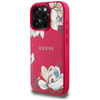 Guess Grained Printed Flower Pattern MagSafe - Etui do iPhone 16 Pro (fuksja) (GUHMP16LPGNMPLMF)