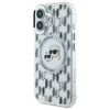 Karl Lagerfeld IML Monogram Karl & Choupette Head MagSafe - Etui iPhone 16 (przezroczysty) (KLHMP16SHMCKMHT)