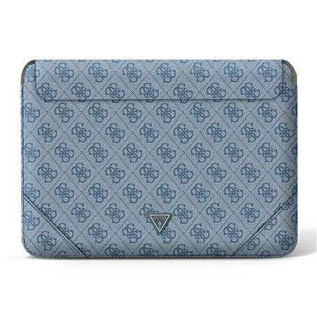 Guess 4G Uptown Triangle Logo Sleeve - Etui na notebooka 13" / 14" (niebieski) (GUCS14P4TB)