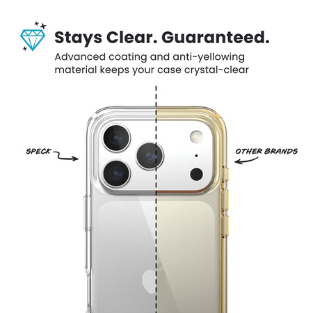 Speck Presidio Perfect-Clear - Etui iPhone 17 Pro (Clear) (150971-5085)