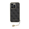 Guess 4G Charms Collection - Etui iPhone 15 Pro (szary) (GUHCP15LGF4GGR)