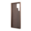 Guess 4G Metal Logo - Etui Samsung Galaxy S23 Ultra (brązowy) (GUHCS23LG4GFBR)