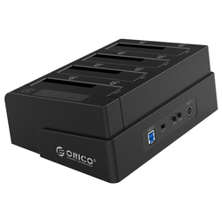 Orico Stacja klonująca 4*SATA 3,5" 2,5" SSD HDD USB-B 5Gbps (6648US3-C-V1-EU-BK)