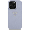Guess Hot Stamp 4G Pattern Triangle Metal Logo - Etui do iPhone 16 Pro Max (fioletowy) (GUHCP16XPGP4STRU)