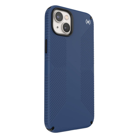 Speck Presidio2 Grip MagSafe - Antypoślizgowe etui iPhone 14 Plus (Coastal Blue / Black / White) (150117-9974)