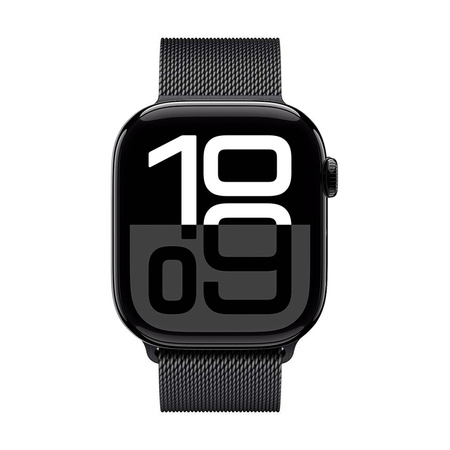 Crong Milano Steel - Pasek ze stali nierdzewnej do Apple Watch 38/40/41/42 mm (grafitowy) (CRG40MSTGRP)