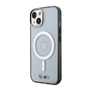 BMW Silver Ring MagSafe - Etui iPhone 14 Plus (Przezroczysty) (BMHMP14MHCRS)