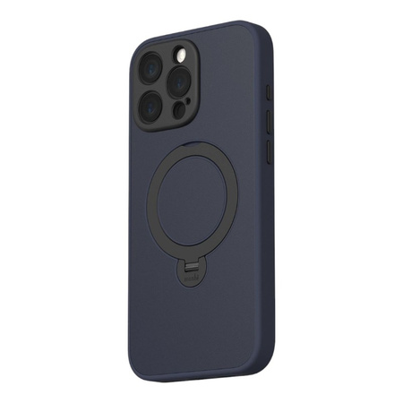 Moshi Kameleon MagSafe - Etui iPhone 16 Pro z funkcją podstawki (Midnight Blue) (99MO241113)