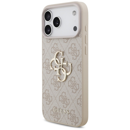 Guess 4G Big Logo - Etui iPhone 17 Pro Max (różowy) (GUHCP17X4GMGPI)