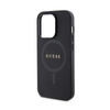 Guess Saffiano MagSafe - Etui iPhone 14 Pro (czarny) (GUHMP14LPSAHMCK)