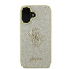 Guess Fixed Glitter Big 4G - Etui iPhone 16 Plus (złoty) (GUHCP16MHG4SGD)
