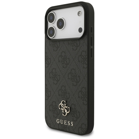 Guess 4G Small 4G and Classic MagSafe - Etui do iPhone 17 Pro Max (czarny) (GUHMP17XP4SM4MK)