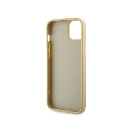 Guess Rhinestone Triangle - Etui iPhone 14 Plus (złoty) (GUHCP14MHDGTPD)