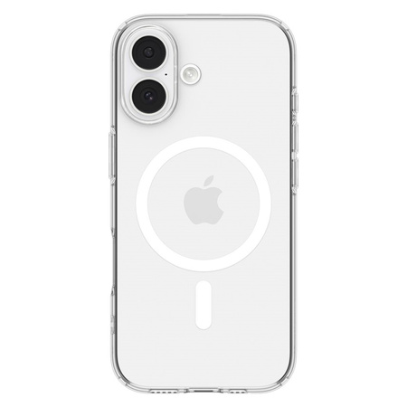 Spigen Liquid Crystal Mag MagSafe - Etui do iPhone 17 (Clear/White) (ACS10397)