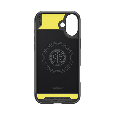 Spigen Rugged Armor Mag MagSafe - Etui do iPhone 16 (Matte Black) (ACS08214)