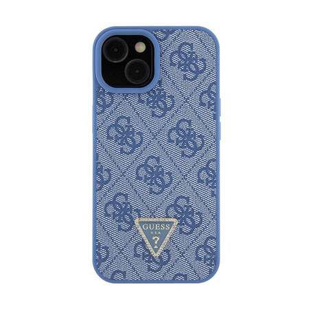 Guess Crossbody 4G Metal Logo - Etui iPhone 15 (niebieski) (GUHCP15SP4TDSCPB)